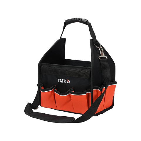 Yato YT-74370 Werkzeugkoffer Schwarz, Orange, Weiß Oxford, Polyester