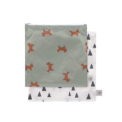 Lässig Little Forest Polyester Grün, Weiß