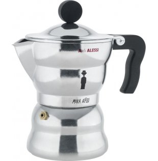 Alessi Moka Mokka-Kanne Aluminium