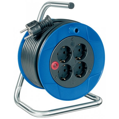 Brennenstuhl 1079180004 Verlängerungskabel 15 m 4 AC-Ausgänge Draußen Schwarz, Blau
