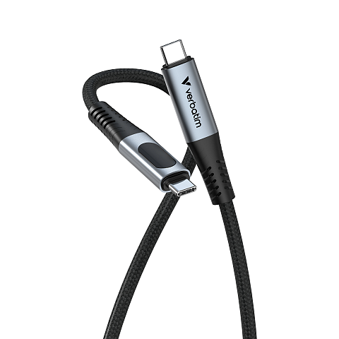 Verbatim 31849 USB Kabel USB4 Gen 2x2 1,2 m USB C Schwarz