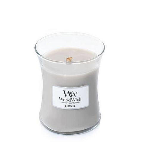 WoodWick 92106 Wachskerze andere Bernstein, Moschus, Vetiver Grau 1 Stück(e)