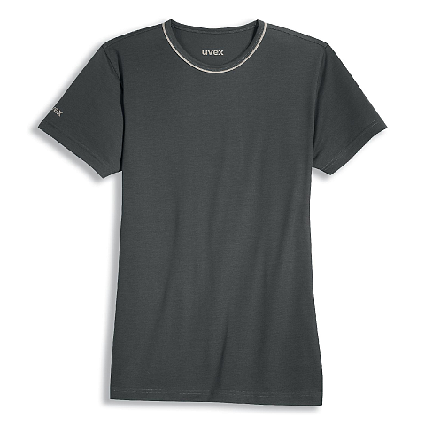 Uvex 98878 T-Shirt Runder Halsausschnitt Kurzärmel Lyocell, Polyester