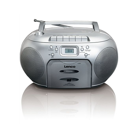 Lenco SCD-420 Digital 13 W FM Silber