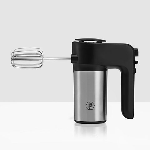 OBH Nordica Urban Mix Handmixer 300 W Schwarz, Edelstahl