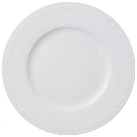 Villeroy & Boch White Pearl Brot- & Butterplatte Rund Porzellan Weiß 1 Stück(e)