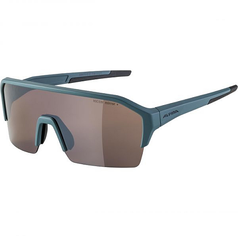Alpina Sports RAM HR HM+ Radsportbrille Halbrandlos Grün