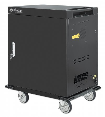 Manhattan 180658 Wagen / Schrank für das Management mobiler Geräte Wagen zur Verwaltung tragbarer Geräte Schwarz
