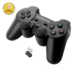 Esperanza EGG108K Gaming-Controller Schwarz USB 2.0 Gamepad Analog / Digital PC, Playstation 3