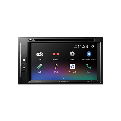Pioneer AVH-A240DAB Schwarz 200 W Bluetooth