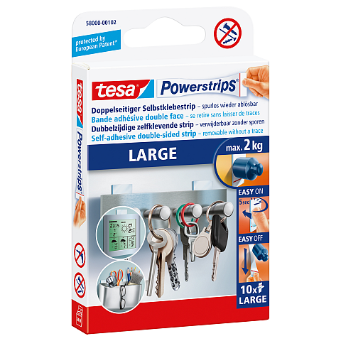 TESA Powerstrips LARGE Montage-Etikett