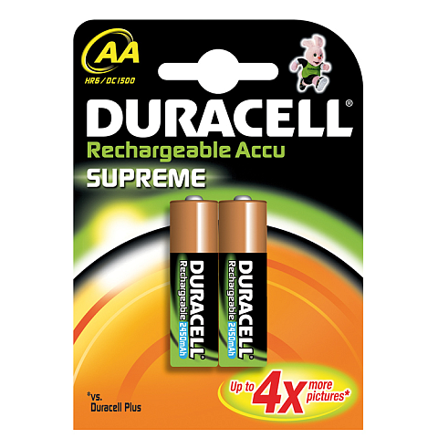 Duracell AA Supreme (2pcs) Wiederaufladbarer Akku