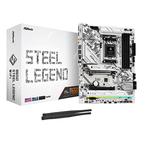Asrock B650 Steel Legend WiFi AMD B650 Sockel AM5 ATX