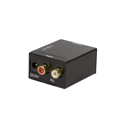 LogiLink CA0102 Audio-Konverter Schwarz