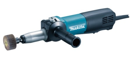 Makita GD0811C Matrizen-/Geradschleifer Schwarz, Blau, Silber 750 W