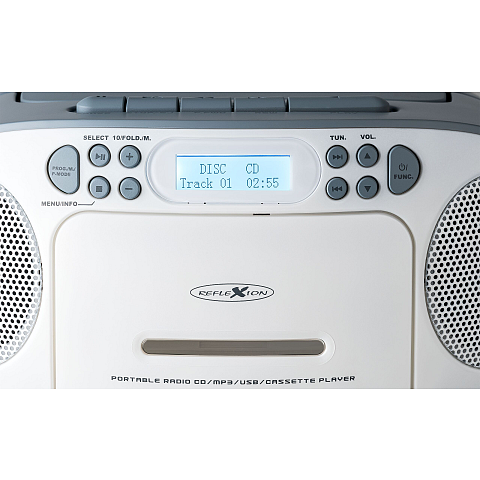 Reflexion RCR2260DAB 24 W DAB+, FM Blau, Weiß Playback MP3
