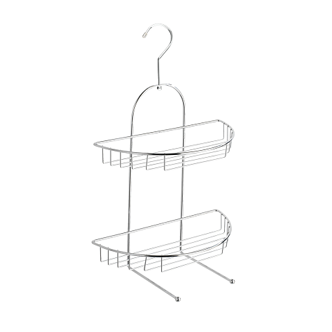 WENKO 15887100 Wandregal für Badezimmer Stahl
