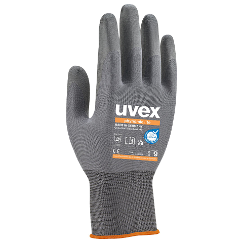 Uvex 6004005 Handschutz Anthrazit, Grau Elastan, Polyamid 1 Stück(e)