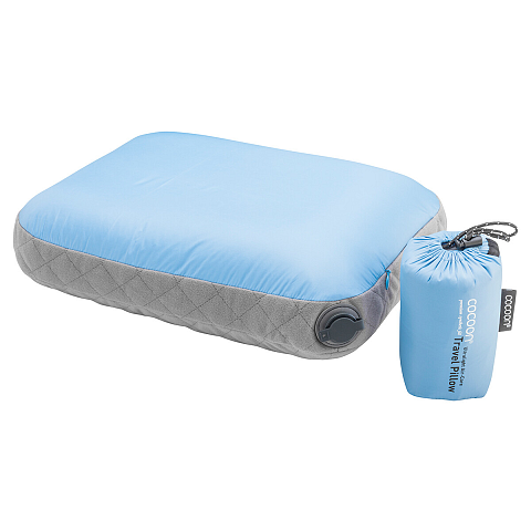 Cocoon Air Core Reisekissen einfaltbar Blau, Grau