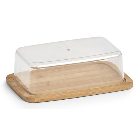 Zeller Present 22026 Butterdose Bambus, Kunststoff