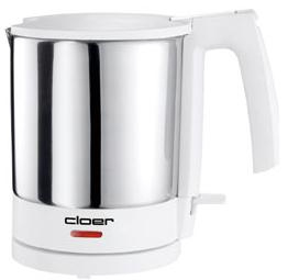 Cloer 4701 Wasserkocher 1,5 l 1800 W Edelstahl, Weiß