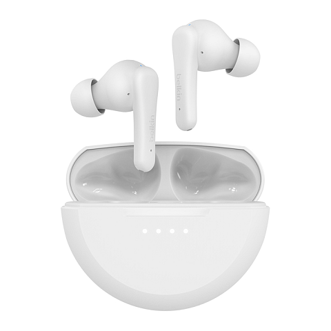 Belkin SoundForm Rhythm Kopfhörer Kabellos im Ohr Anrufe/Musik Mikro-USB Bluetooth Weiß