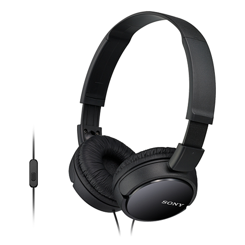 Sony MDR-ZX110AP Kopfhörer Kabelgebunden Kopfband Anrufe/Musik Schwarz