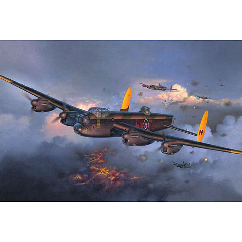Revell Avro Lancaster Mk.I/III Starrflügelflugzeug-Modell Montagesatz 1:72