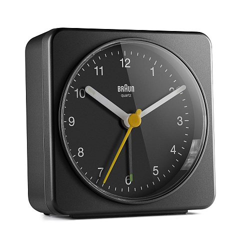 Braun BC03B Quarzwecker Schwarz