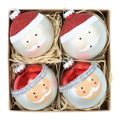 HOFF Interieur Weihnachstkugel Nikolaus S/4