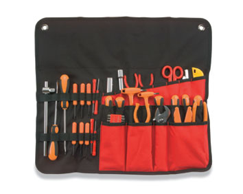 Plano 558TB Schwarz, Rot Polyester