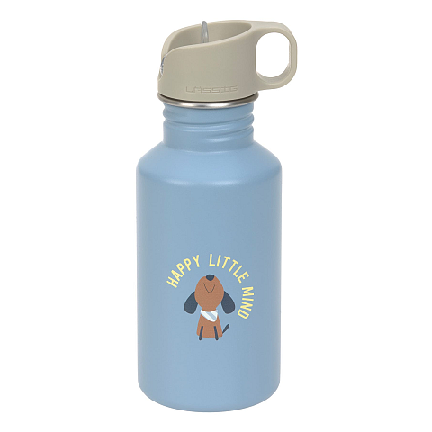 Lässig Pattern Party Tägliche Nutzung 500 ml Polypropylen (PP), Silikon, Edelstahl Blau