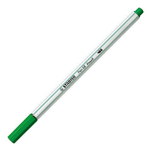 STABILO Pen 68 brush Filzstift Grün 1 Stück(e)