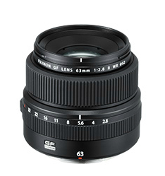 Fujifilm GF63mm F2.8 R WR MILC/SLR Standardobjektiv Schwarz