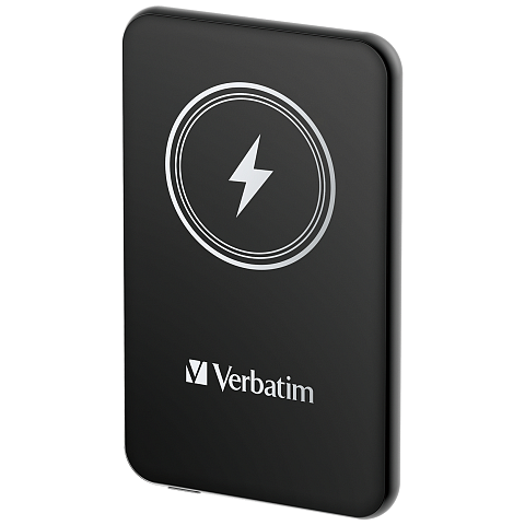 Verbatim Charge 'n' Go Lithium Polymer (LiPo) 5000 mAh Kabelloses Aufladen Schwarz