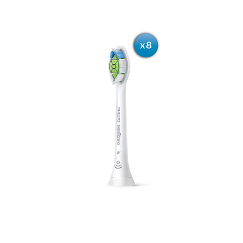 Philips W2 Optimal White HX6068/12 Standard-Bürstenköpfe für Schallzahnbürste