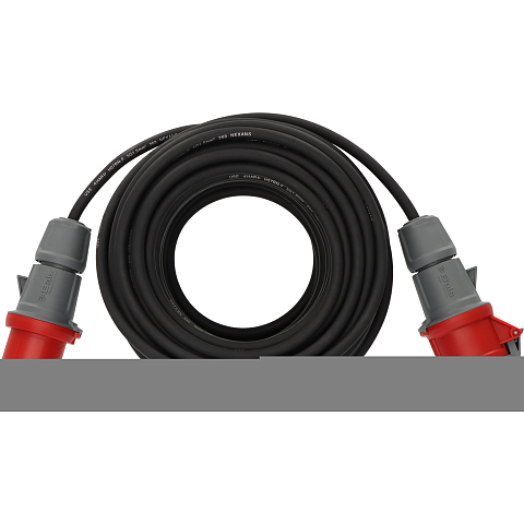 Brennenstuhl 4007123005826 Verlängerungskabel 30 m 1 AC-Ausgänge Draußen Schwarz, Rot