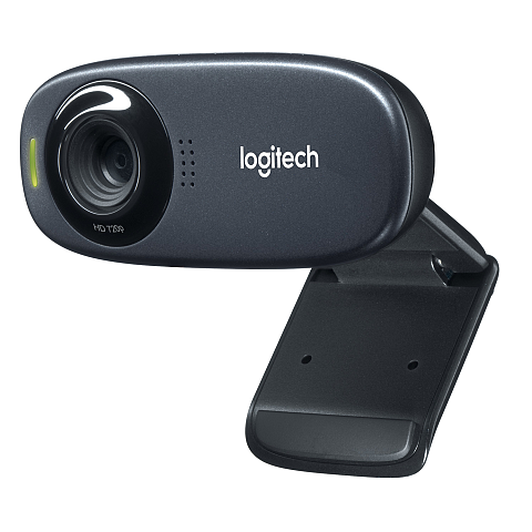 Logitech 960-001065 Webcam 5 MP 1280 x 720 Pixel USB Schwarz