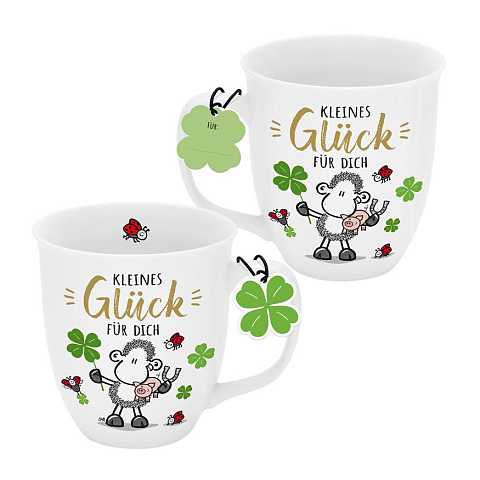Sheepworld Tasse GLÜCK