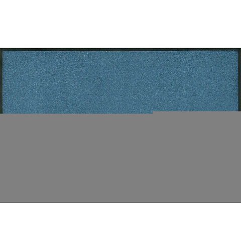 wash+dry Trend Colour Steel Blue Dekorative Fußmatte Drinnen Rechteckig Blau