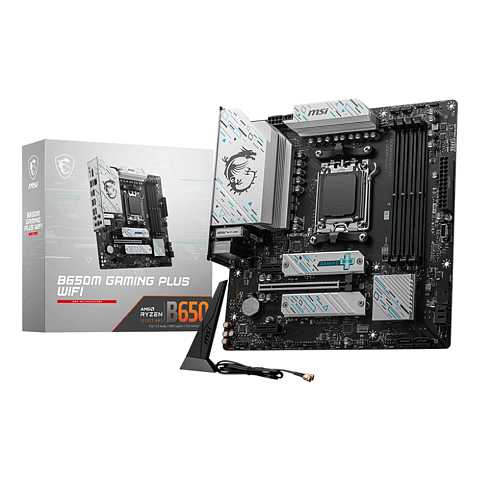 MSI B650M GAMING PLUS WIFI Motherboard AMD B650 Sockel AM5 micro ATX