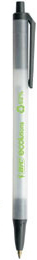 BIC Clic Stic Schwarz Clip-on-Einziehkugelschreiber Medium