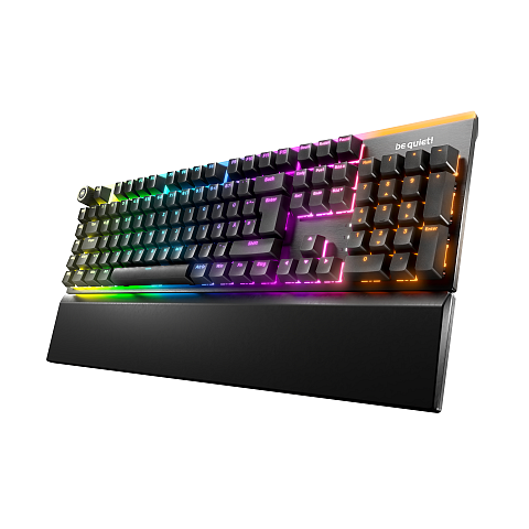 be quiet! Light Mount Silent Tactile DE ISO Tastatur Gaming USB QWERTZ Deutsch Schwarz