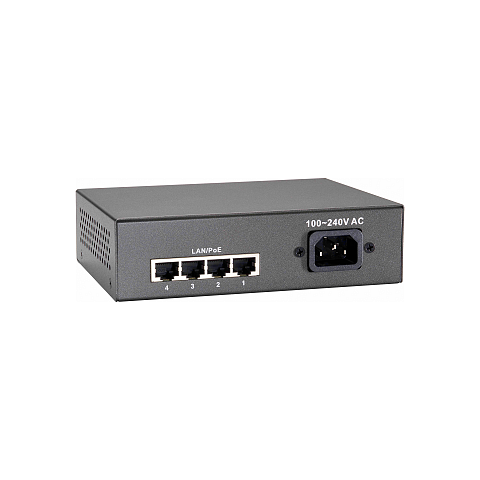 LevelOne FEP-0511 Netzwerk-Switch Fast Ethernet (10/100) Power over Ethernet (PoE) Grau