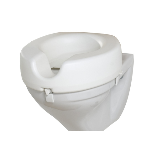 WENKO 17950100 Toilettensitz Harter Toilettensitz Kunststoff Weiß