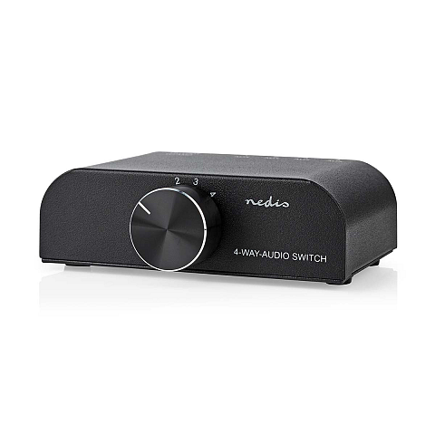 Nedis ASWI2424AT Audio-Switch Anthrazit