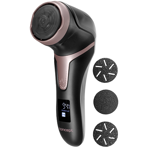 Concept PN3020 Fußpflege-Gerät Foot pumice Schwarz, Roségold