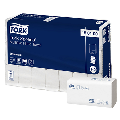 Tork 150100 Papiertuch 230 Blätter Weiß