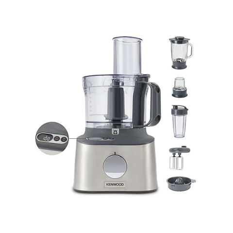 Kenwood MultiPro Compact+ FDM316SS Küchenmaschine 800 W 2 l Grau Integrierte Waagen