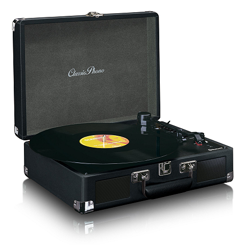 Lenco TT-115 Audio-Plattenspieler mit Riemenantrieb Schwarz Manuell